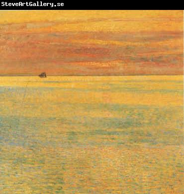 Childe Hassam Sunset at Sea